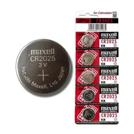 Batéria líthiová, gombíková, CR2025, 3V, Maxell, blister, 5-pack