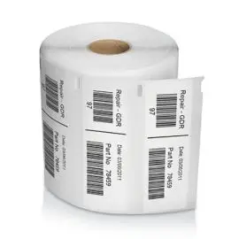 Dymo papierové štítky 89mm x 28mm, biele, adresná, 2X1050 ks, S0947410