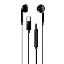 Genius HS-M365, slúchadlá s mikrofónom, čierna, 2.0, špuntové, USB Type-C