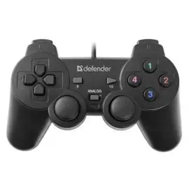 Gamepad Defender Omega, 12tl., USB, čierny, vibračné, Windows R XP/VISTA/7/8/10