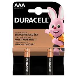 Batéria alkalická, AAA (LR03), AAA, 1.5V, Duracell, blister, 2-pack, 42321, Basic
