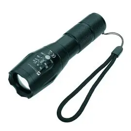 SCHWARZWOLF | Dobíjateľná kovová baterka , Black