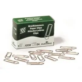Spisové spony DURABLE 32 mm medené 100 ks
