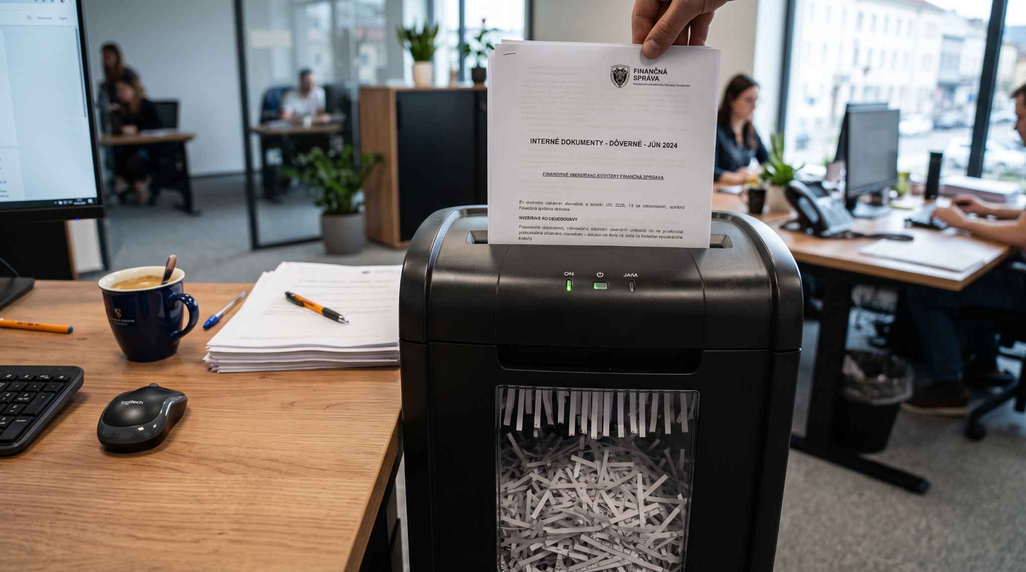 Skartovačka na papier