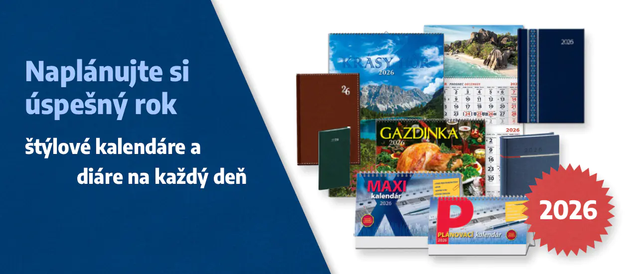 Kalendáre a diáre na rok 2026